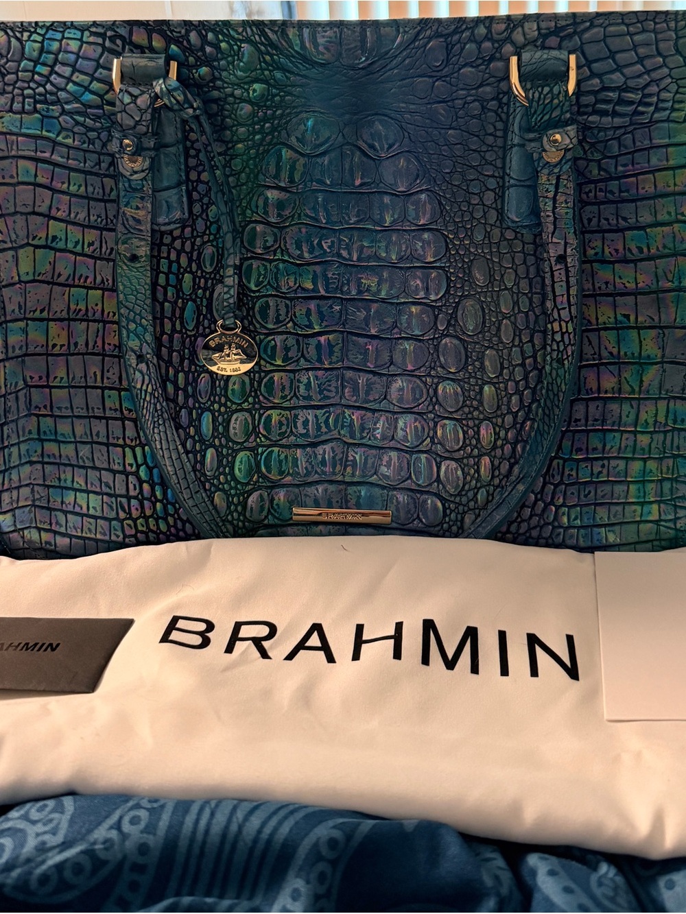 BRAHMIN ASHLEE BLUE TOPAZ MELBOURNE